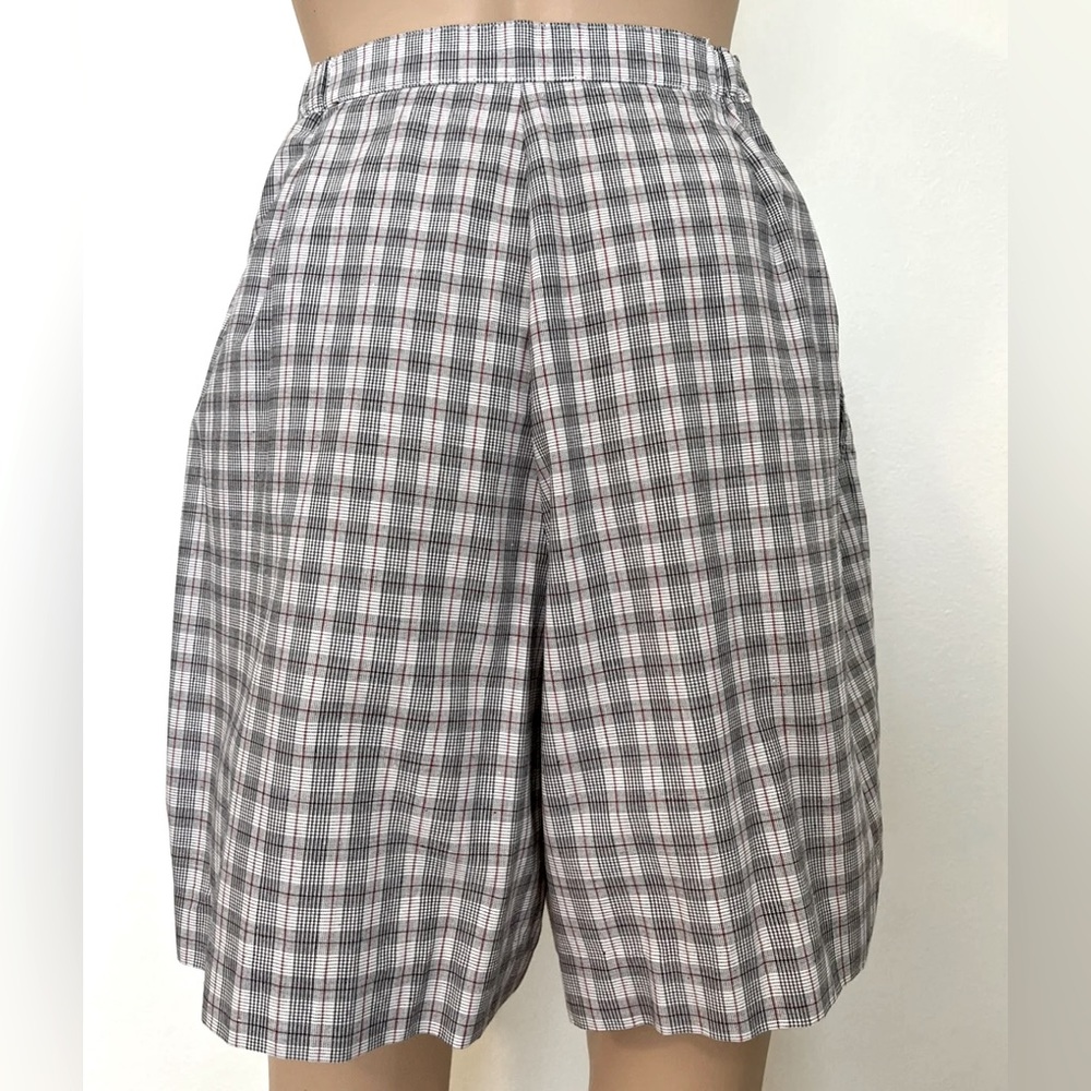 Sun Daze By Nancy Haley-60's/70's Vintage, Plaid, USA, Preppy, Shorts. Size-12 - Picture 4 of 9